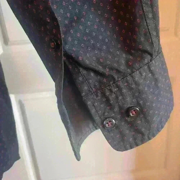 Beverly Hills Polo Club Men’s Button Down Size 3XLB Color Navy/Pink - Picture 6 of 13